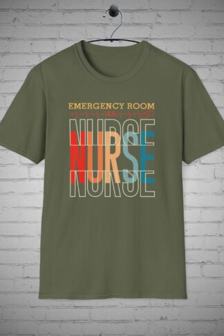 Emergency Room Nurse T-shirts, Nursing Tee, Nurse Scrub top, Healthcare shirt, Nursing Graphic Tees, Medical Tops, Nurse Gift