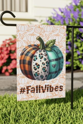 Fall Garden Flag, Halloween Flag, Autumn Flag Decor, Spooky Decor, Fall Vibes Flag, Trick Treat Flag, Pumpkin Flag, Outdoor Fall Decor Gift