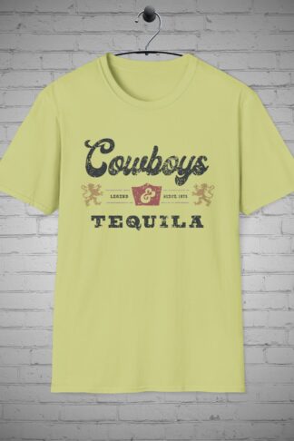 Cowboys Tequila T-Shirt, Cowboys tee, Drinking tee