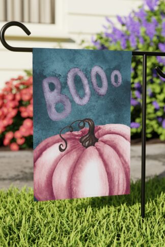 Fall Garden Flag, Halloween Flag, Autumn Flag Decor, Spooky Decor, Fall Vibes Flag, Trick Treat Flag, Pumpkin Flag, Outdoor Fall Decor