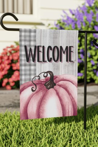 Garden Flag, Halloween Flag, Autumn Flag Decor, Spooky Decor, Fall Vibes Flag, Trick Treat Flag, Pumpkin Flag, Outdoor Fall Decor Gift