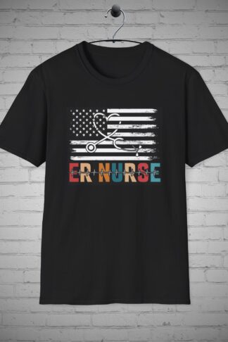 Emergency Room Nurse T-Shirt, ER RN Tee, RN Gift, New Grad Nurse Gift