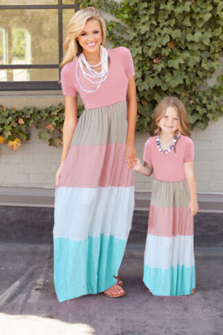 Mother and Daughter Matching Dress