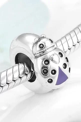 Real 925 Sterling Sliver Pink Enamel Butterfly CZ Spacer Beads Charms for Bracelet Jewelry making Fashion Accessories Hot Sale