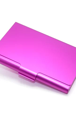 10mm Travel Creative Metal Credit Bank Name ID Card Case Box Promotional Card Holder Anodized Aluminum Business Card Wallet