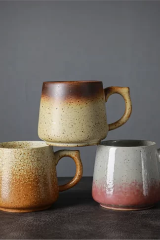 Turkish Coffee Cup, Coffee Mug Set With Saucer, Vintage Coffee Mug, Porcelain Glazed Ceramic Coffee Mug Set