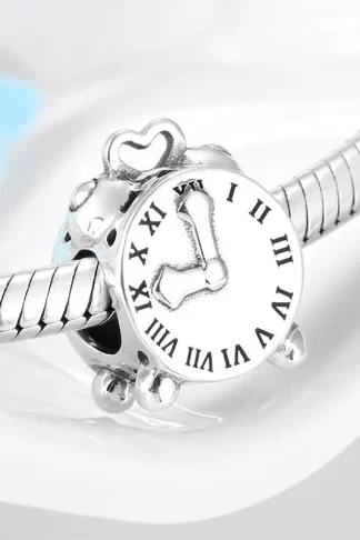 Real 925 sterling silver Old retro Television Enamel Beads Accessories Charms for Bracelets Women jewelry Wholesale lots bulk