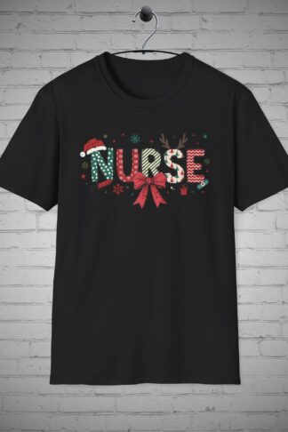 Nurse T-shirt, Nurse Christmas tee, Nurse Christmas tee
