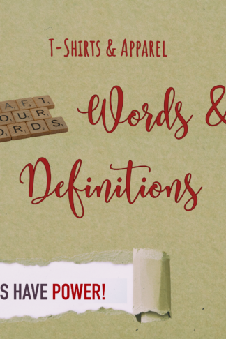 Word & Definition Tees