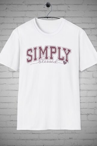 Simply Blesses T-Shirt, Religious Tee, Faith Shirt, Christian Apparel