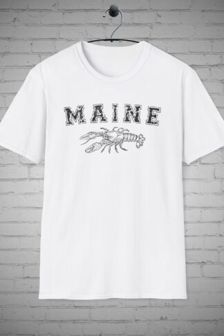 Maine lobster t-shirt, Lobster shirt, Seafood shirt, Maine souvenir, Maine gifts, Ocean shirt, Beach shirt, Summer shirt