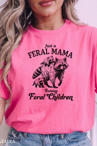 Mom T-shirt, Mother's Day Gift, Mommy shirt, Feral Mom Tee, Raccoon meme, Motherhood Tee, Proud Mom, Parenting Life, Strong Mama, Mom Gift